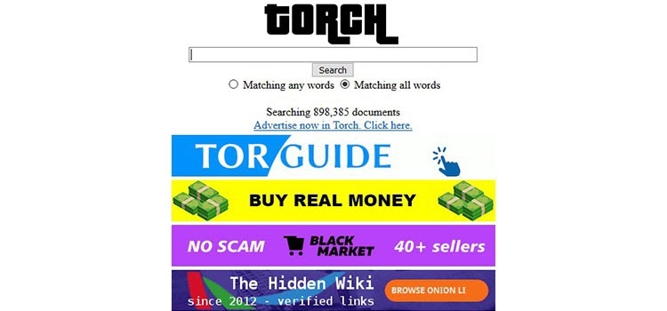 Tor Link Search Engine